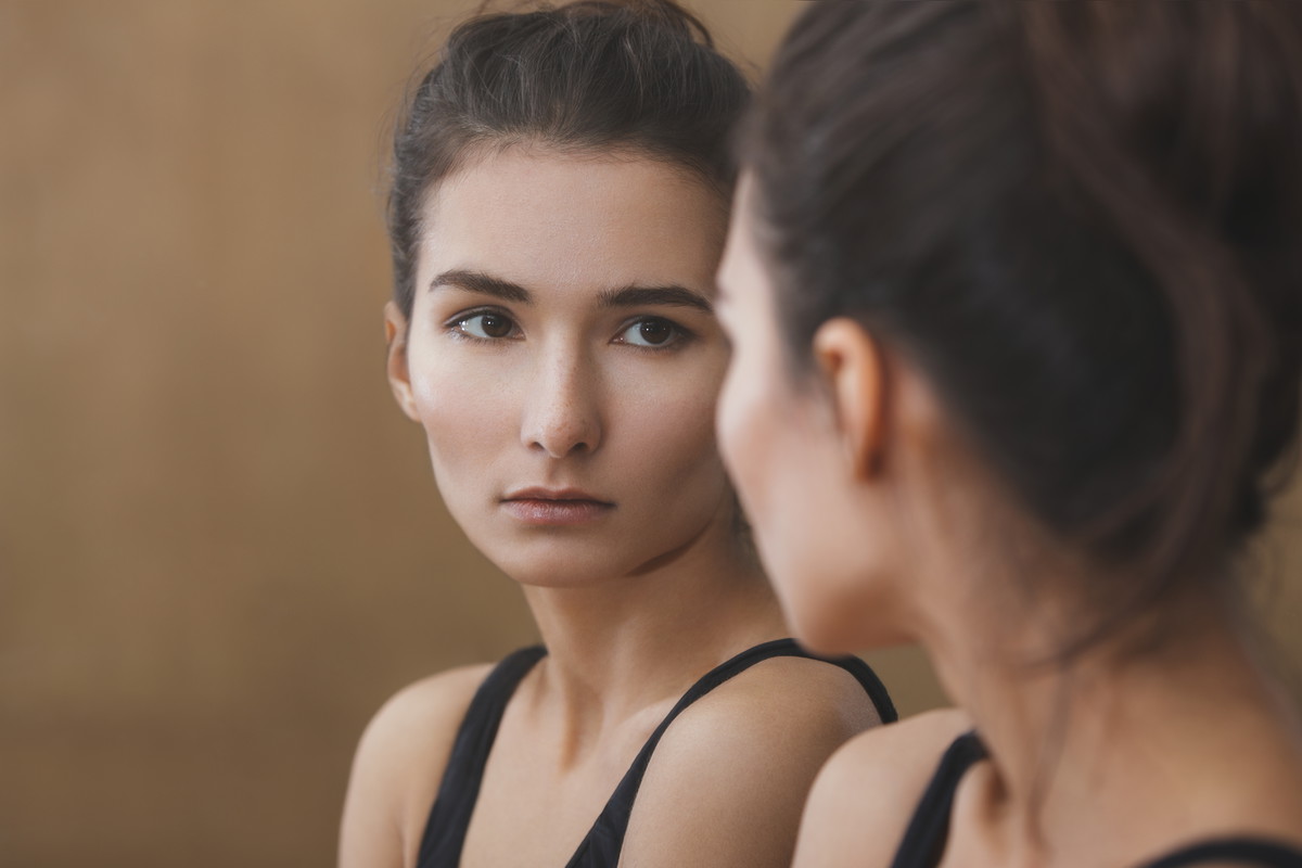 Portrait of beautiful woman