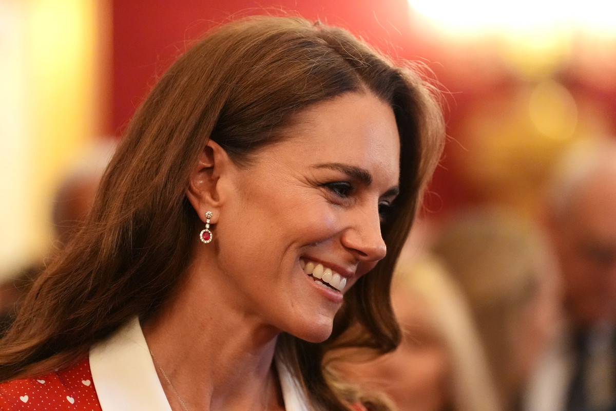 Kate w czerwonej sukience w gorszki zachwyciła w Londynie