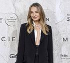 Małgorzata Socha w czarnym total looku