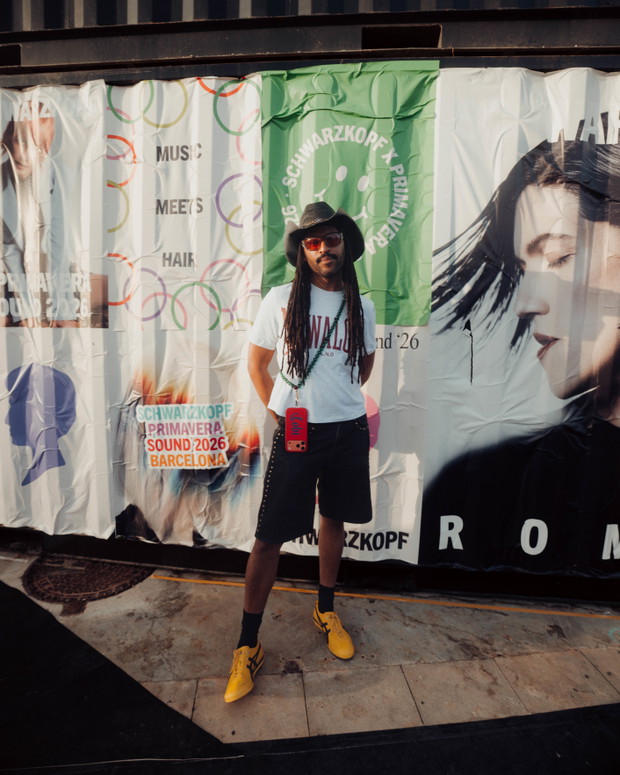 Guest at Schwarzkopf Salon at Primavera Sound Barcelona