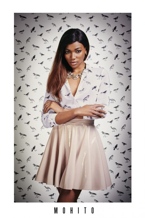 Osi Ugonoh w lookbooku Mohito fot Marcin Gierat