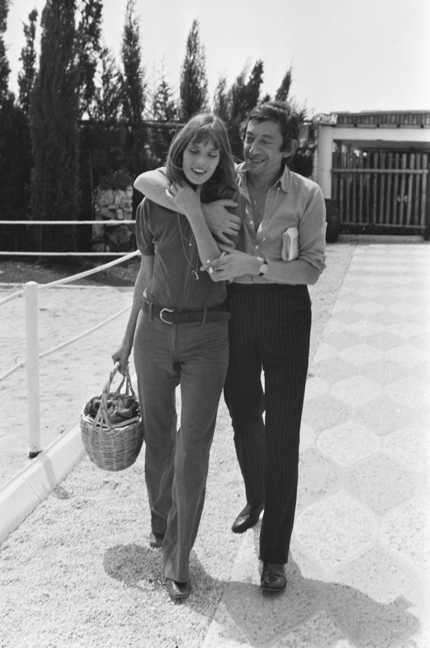 Jane Birkin and Serge Gainsbourg in 1970.
