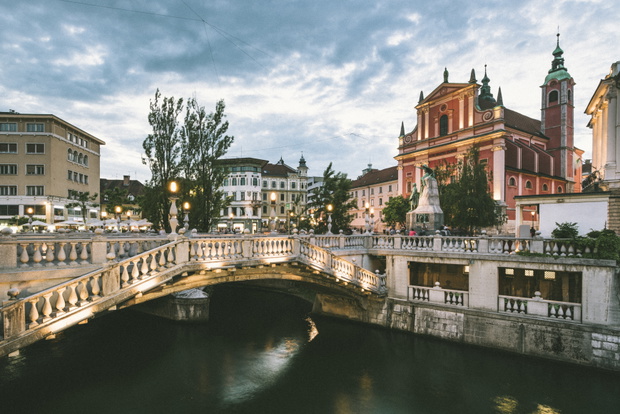 Ljubljana, Slovenia, East Europe.