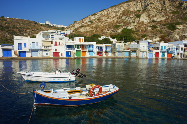 Greece, Cyclades, Milos, fisher village of Klima