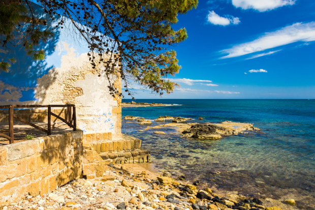 Old tuna factory in the Vendicari reserve