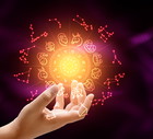 Zodiac signs and astrology with constellations, concepts, predictions, horoscopes, beliefs