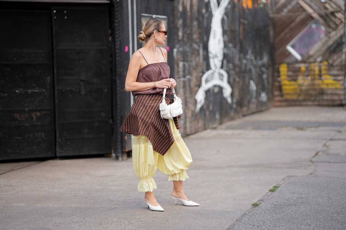 Romantyczne spodnie na lato 2026 - granny pants