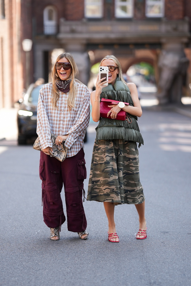 Cargo pants i bermudy w kamuflaż