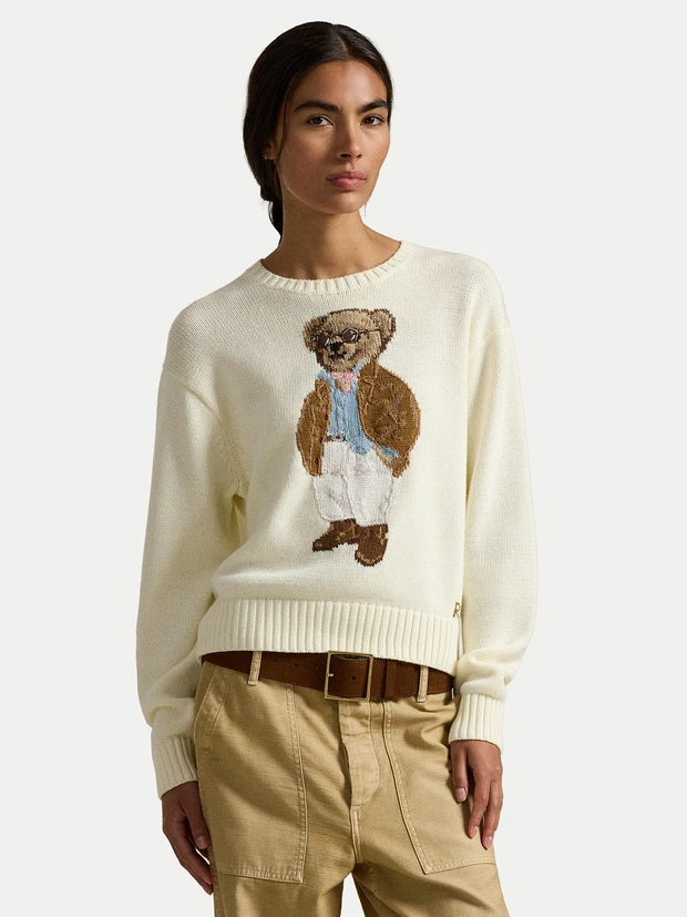 Sweter z misiem Ralph Lauren