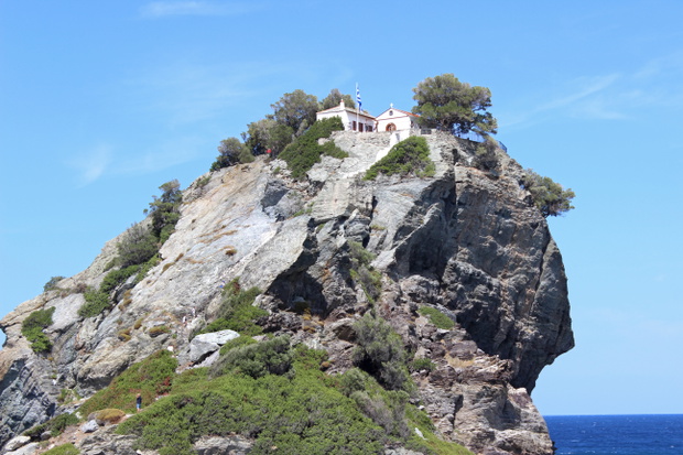 Church of Agios Ioannis Kastri Skopelos island Greece