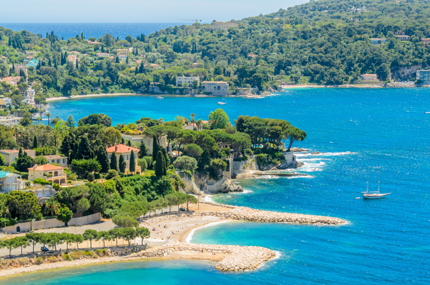View of luxury resort Villefranche-sur-Mer 
