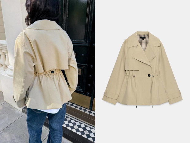 Cropped trench z Zary na jesień 2026