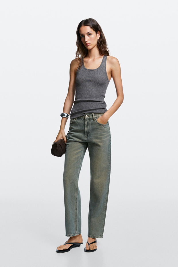 „Brudne jeansy” z Massimo Dutti
