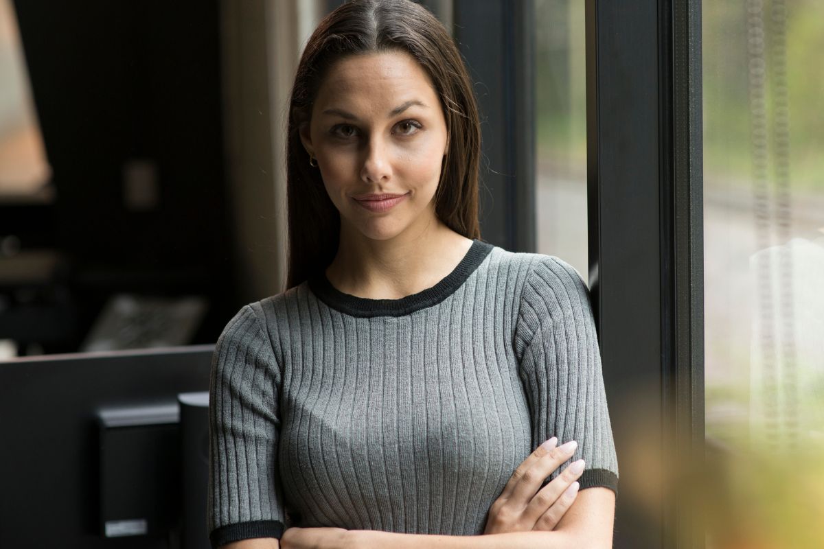 Pewna siebie kobieta