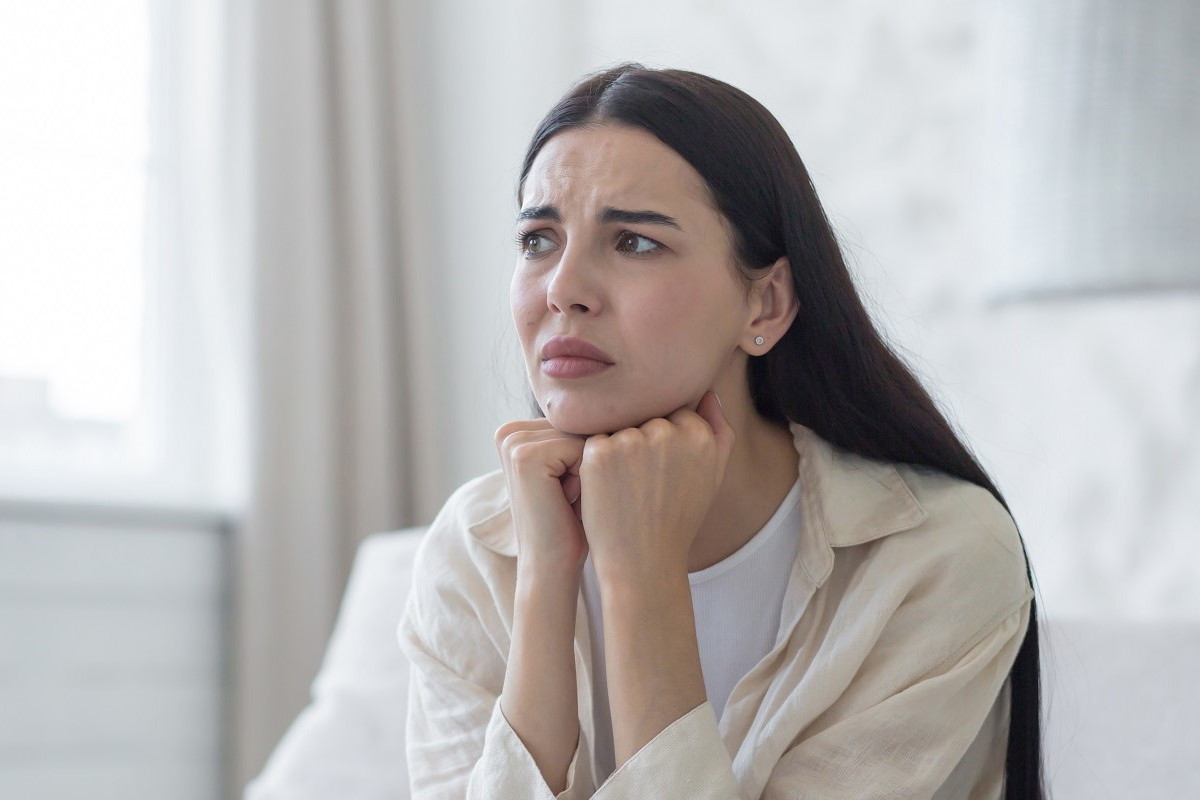 zdenerwowana kobieta