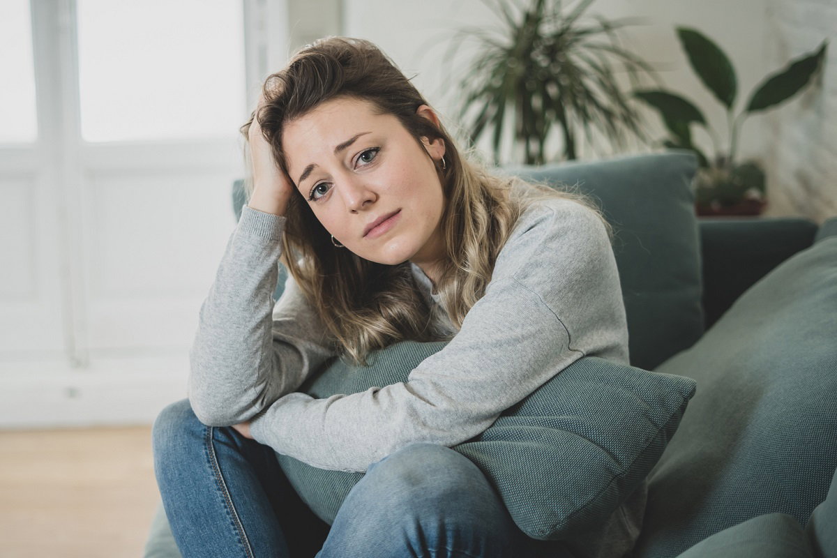 załamana kobieta