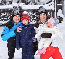 Księżna Kate i Książę William z dziećmi