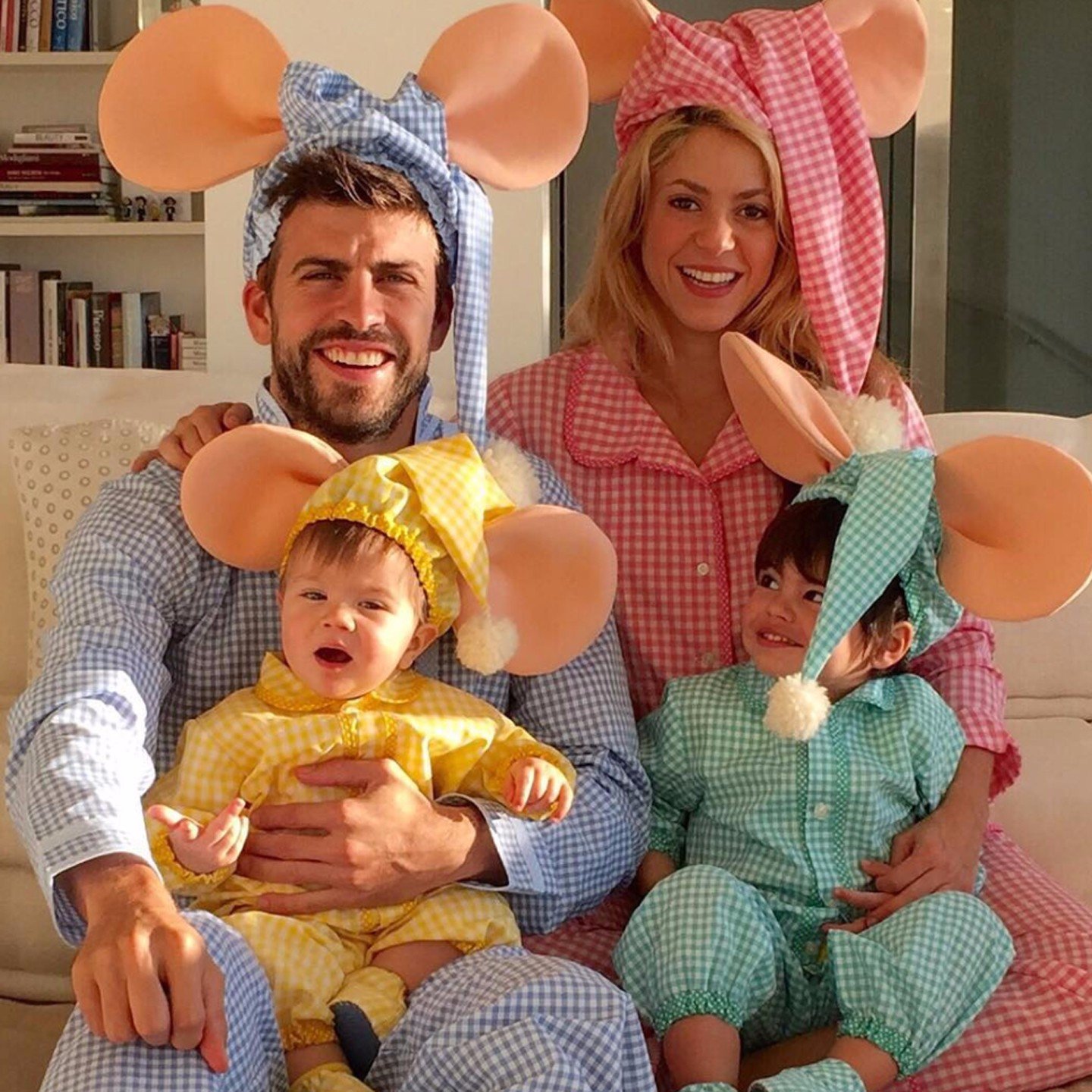 Shakira i Pique z synami