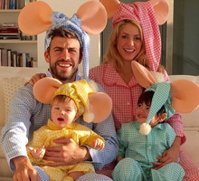 Shakira i Pique z synami