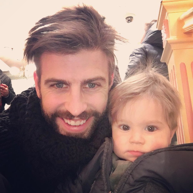 Gerard Pique z synem