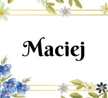 Imię Maciej
