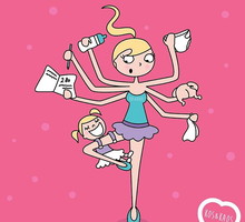 Ilustracje, które pokazują, jak wygląda prawdziwe macierzyństwo