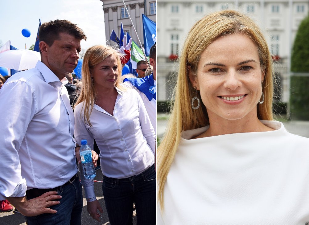 Joanna Schmidt i Ryszard Petru