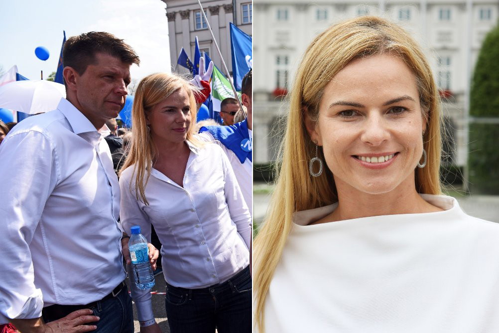 Joanna Schmidt i Ryszard Petru