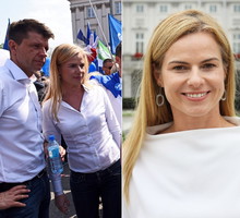 Joanna Schmidt i Ryszard Petru