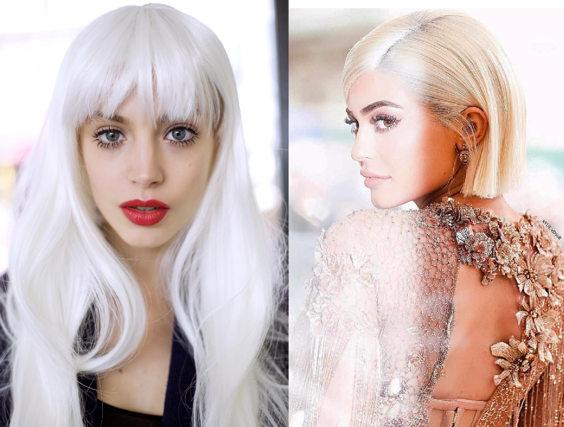 Białe włosy na jesień zimę 2017