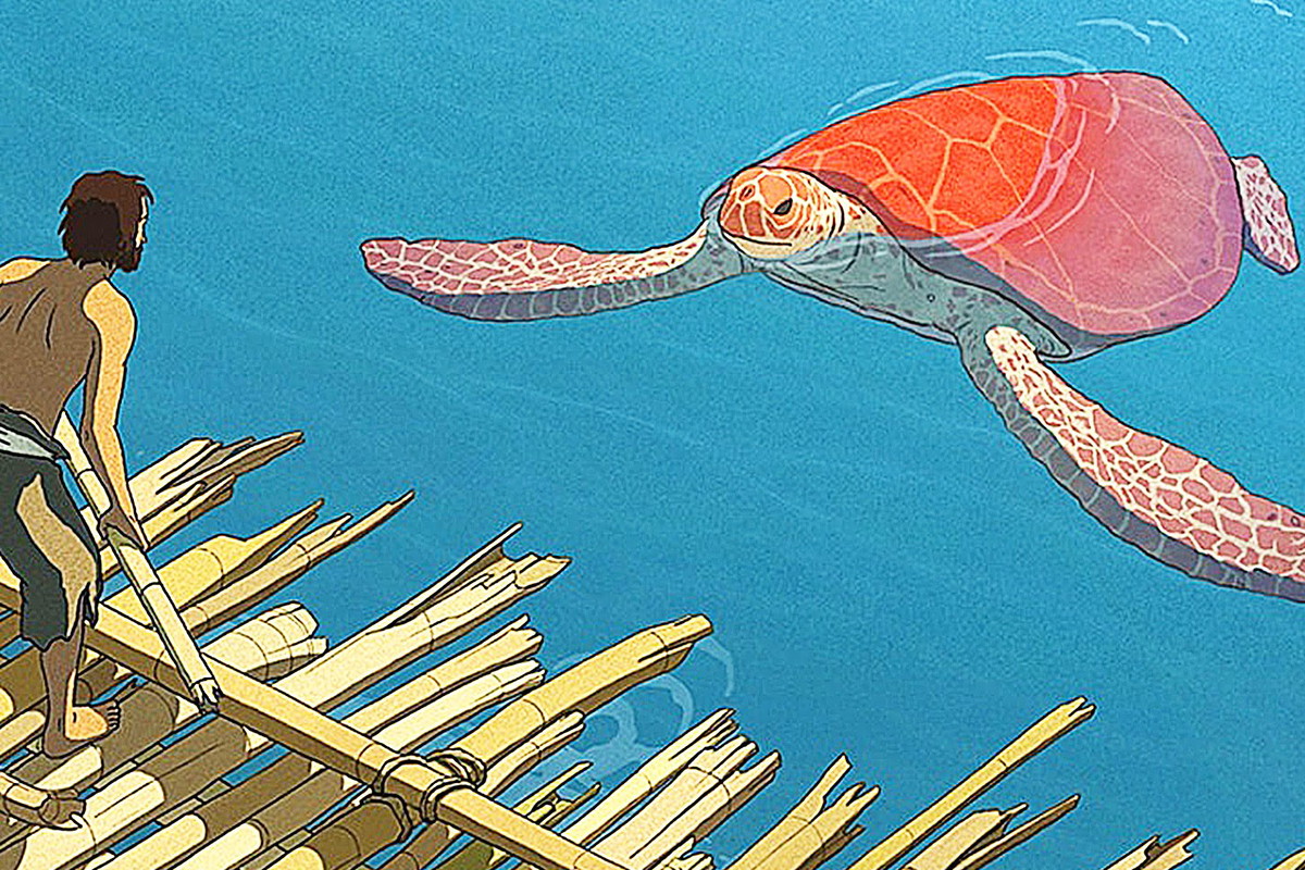 "Czerwony żółw" animacja