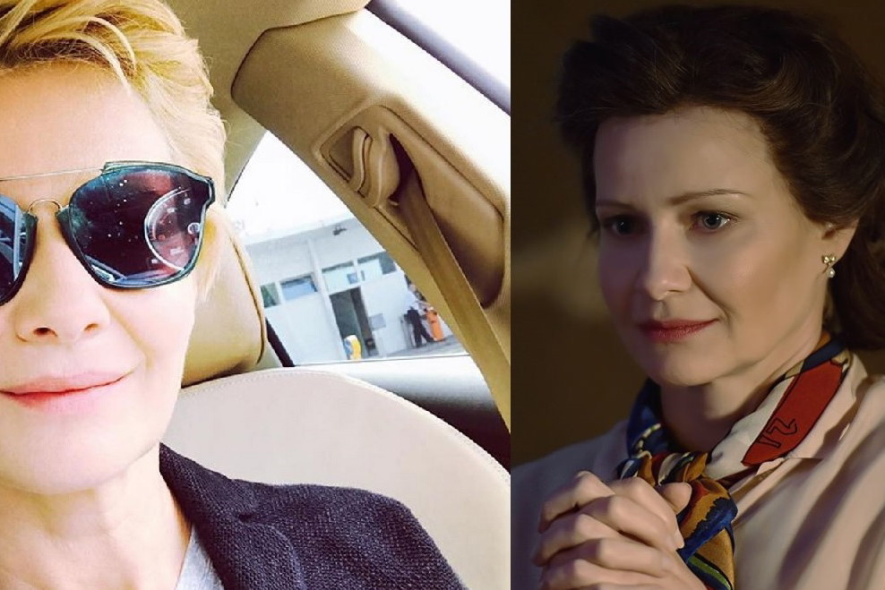 Małgorzata Kożuchowska w roli Krystyny Skarbek