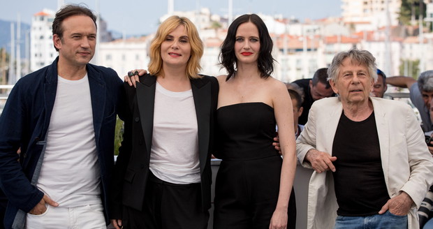 Emmanuelle Seigner, Eva Green, Roman Polański w Cannes 2017