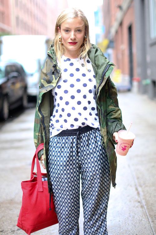 Sukienki i bluzki w grochy na jesień 2017