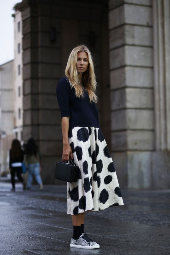 Sukienki i bluzki w grochy na jesień 2017