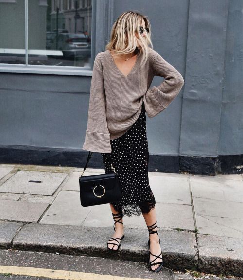 Sukienki i bluzki w grochy na jesień 2017