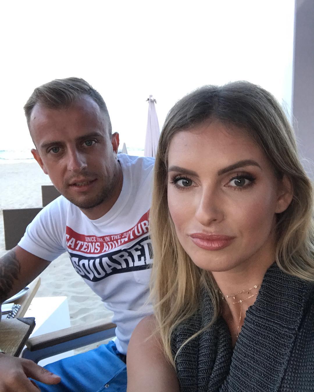 Kamil Grosicki i Dominika Grosicka świętują rocznicę ślubu - wideo