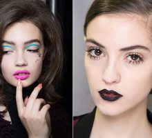 Nierówno nałożona szminka