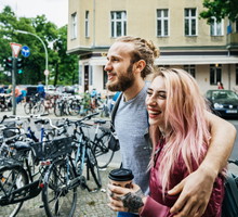 Young Couple Travelling Together