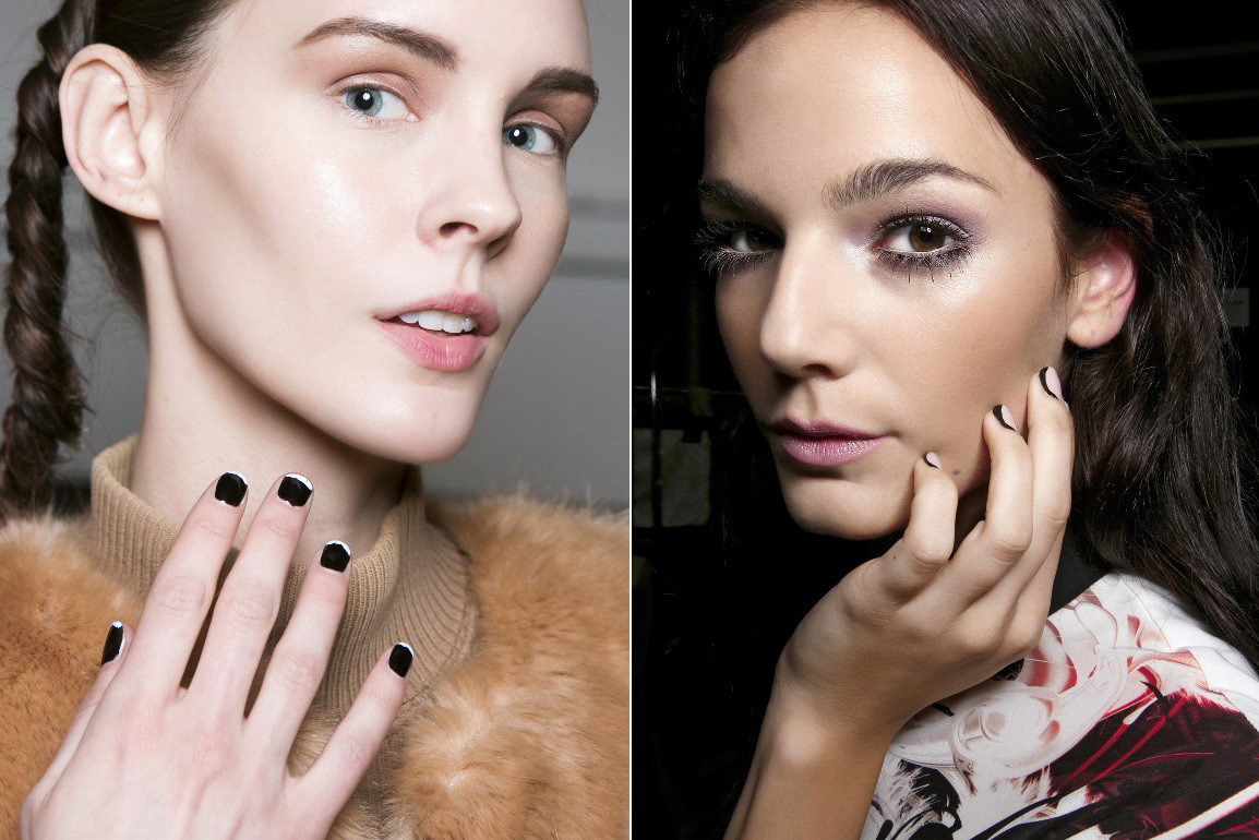 Nail frame manicure