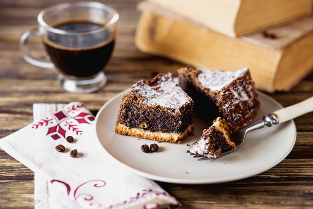 Makowiec na kruchym cieście