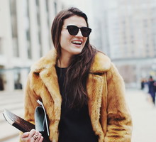 Sztuczne futerko na zimę z sieciówki