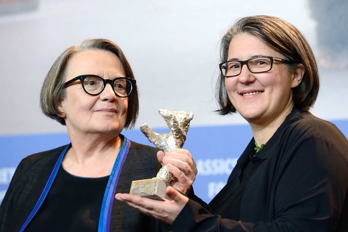 Agnieszka Holland z córką Katarzyną Adamik