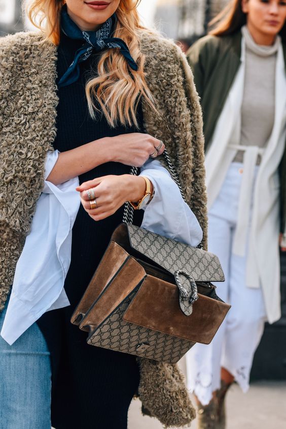 Sztuczne futerko na zimę z sieciówki