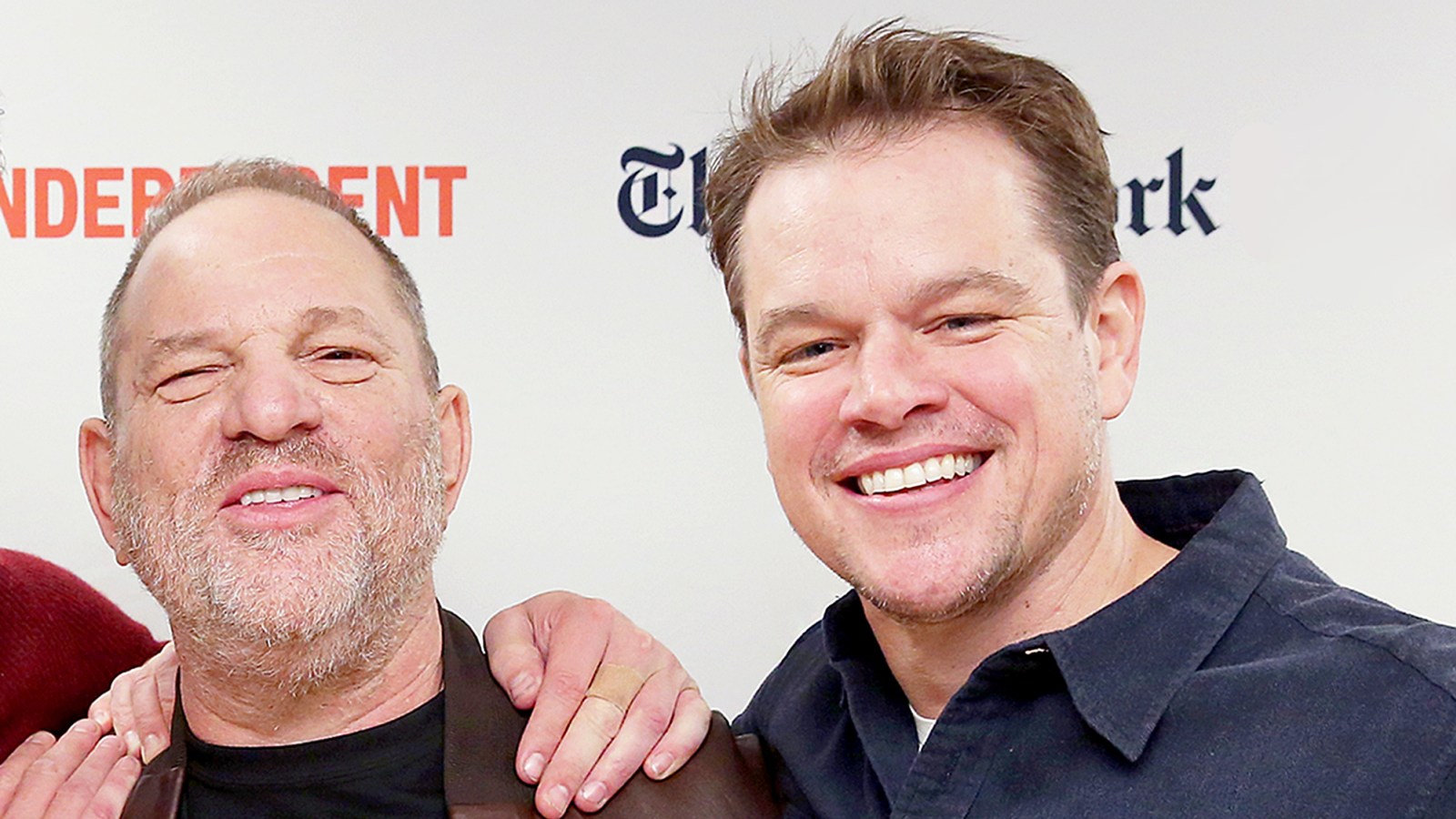 Matt Damon i Harvey Weinstein