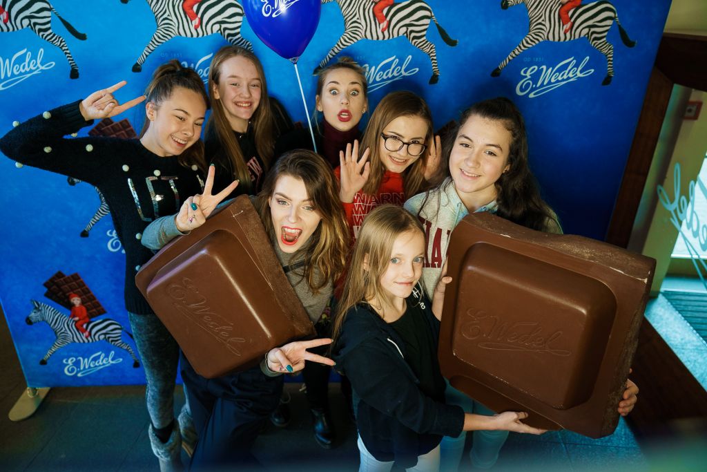 Tłumy w Fabryce Czekolady Wedla