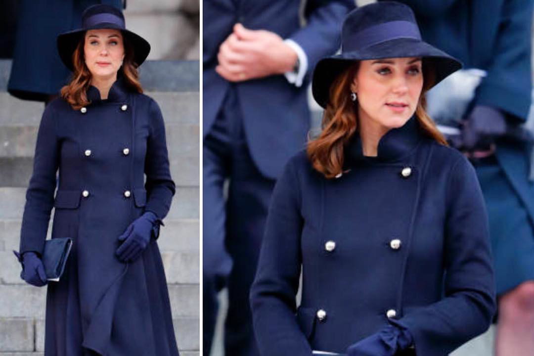 Kate Middleton w płaszczu Carolina Herrera