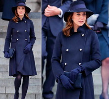 Kate Middleton w płaszczu Carolina Herrera