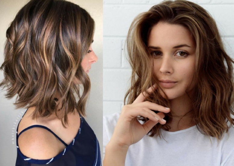 Fryzura - półdługie włosy