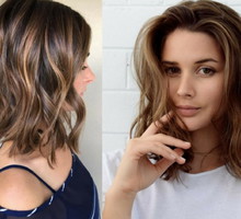 Fryzura - półdługie włosy